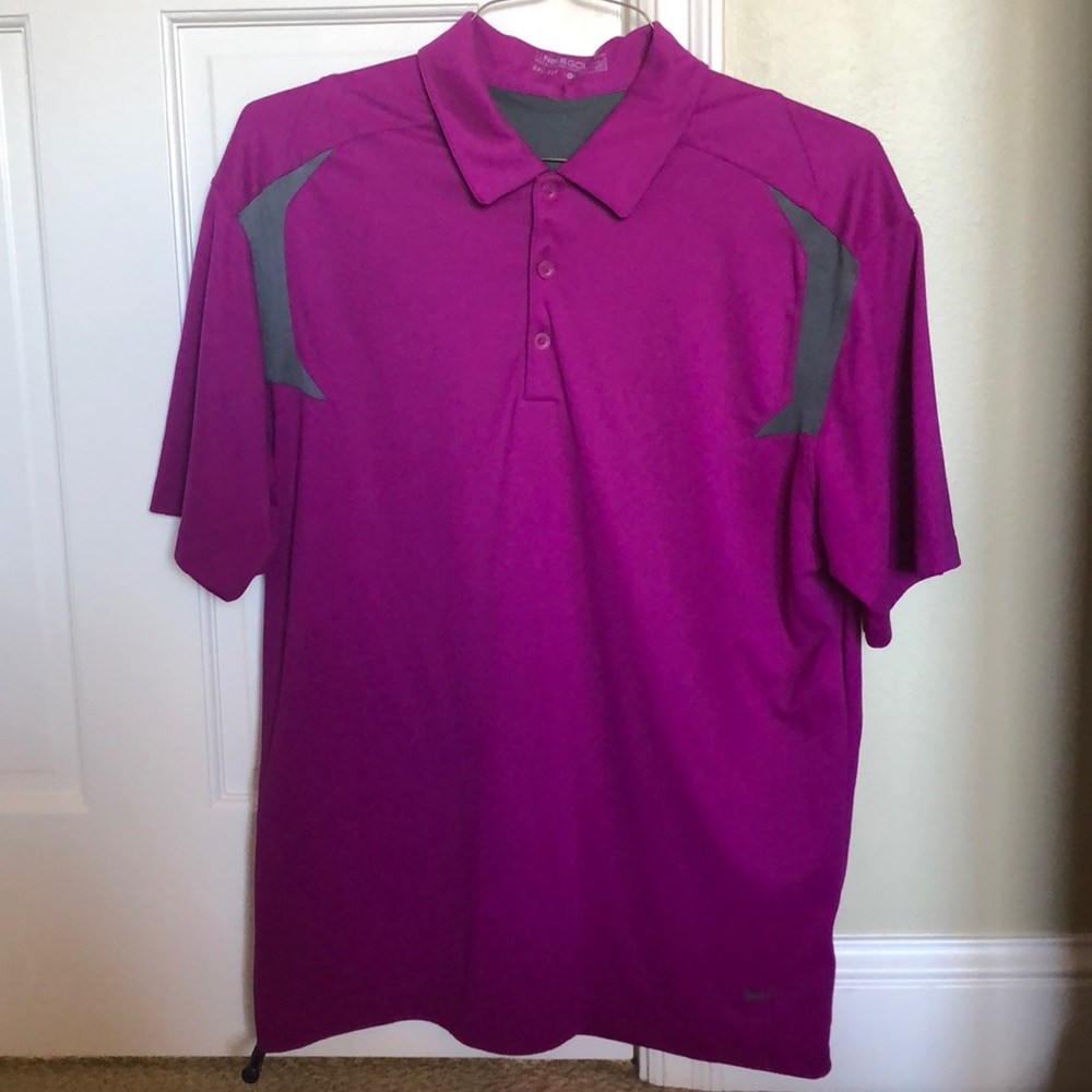 Men’s Nike Magenta Golf Tee